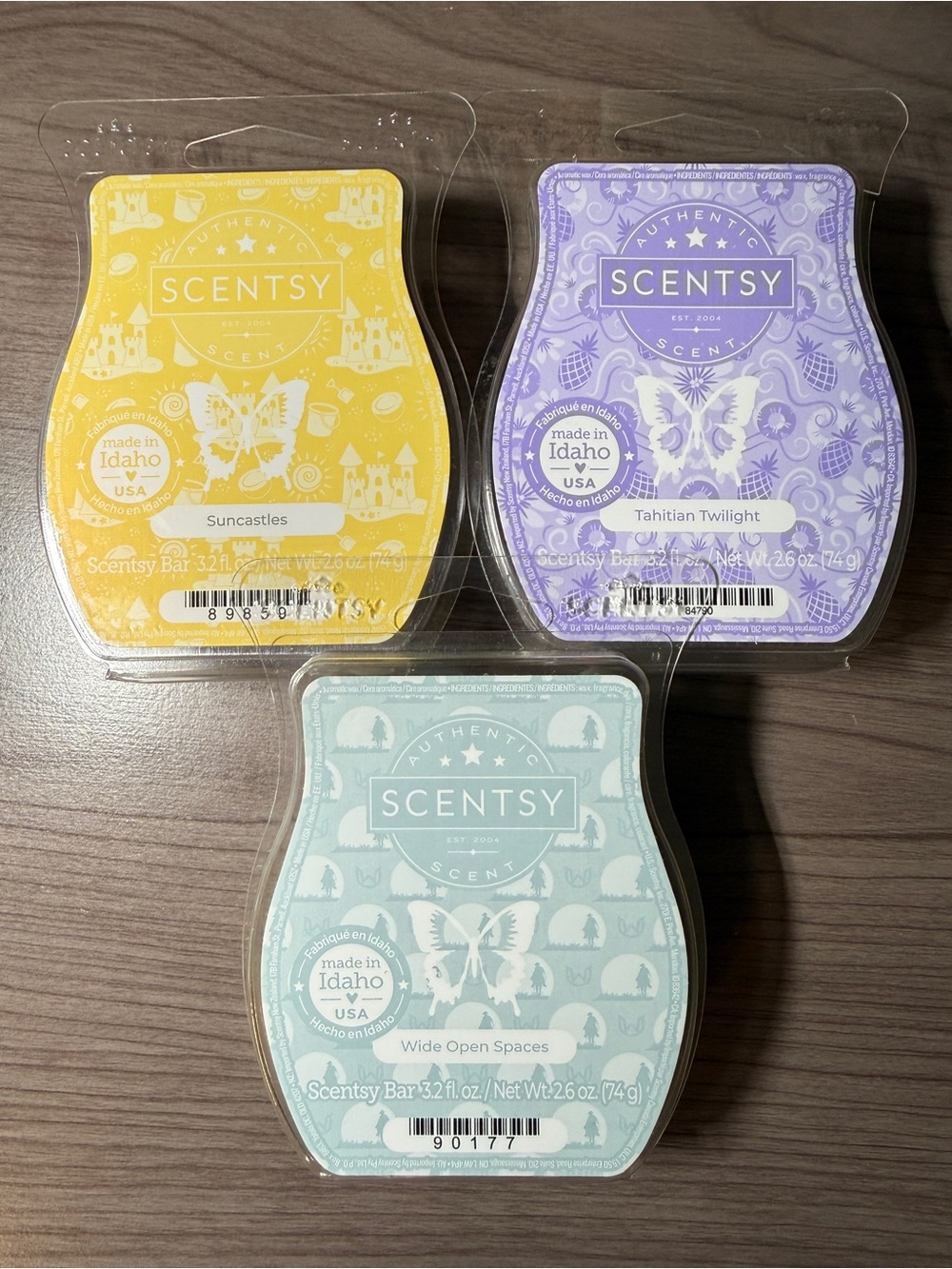 Lot of 3 Scentsy Wax Melts
